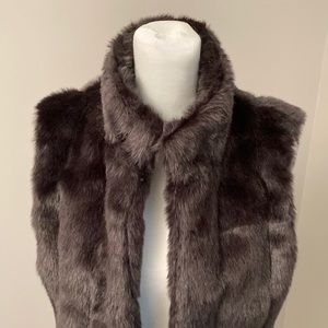 Banana Republic Faux Fur Vest
